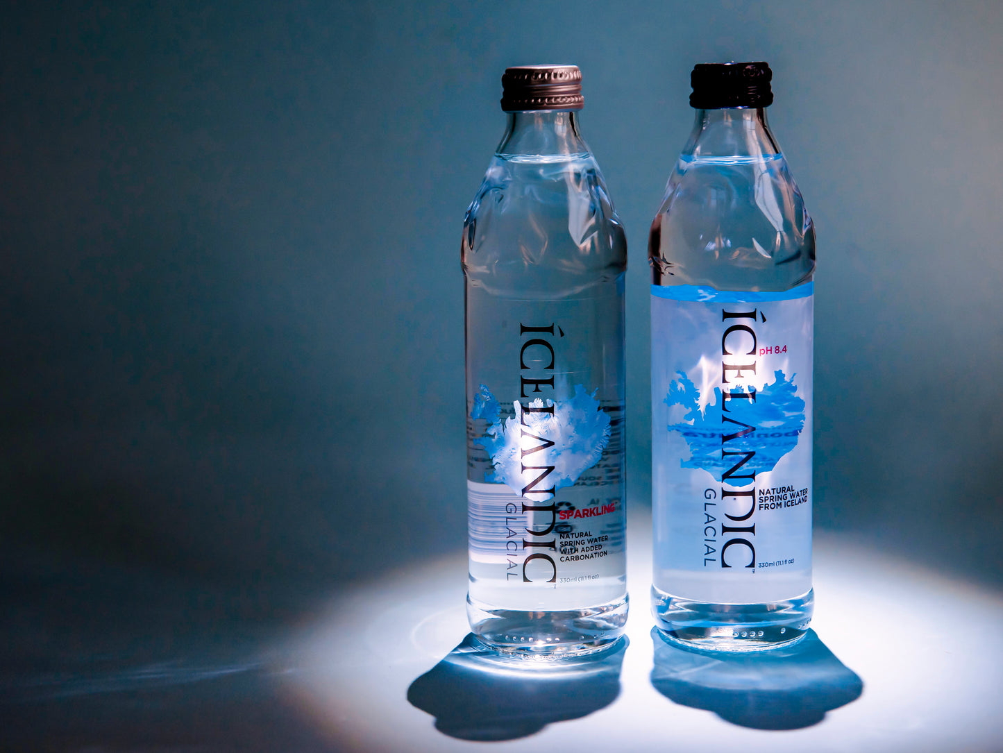 Icelandic Glacial Natural Mineral Water 330 ml glass