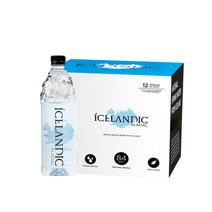 Icelandic Glacial Natural Mineral Water 1 ltr plastic