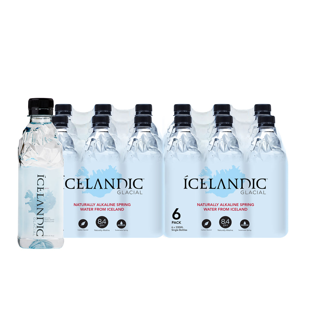 Icelandic Glacial Natural Mineral Water 330 ml plastic