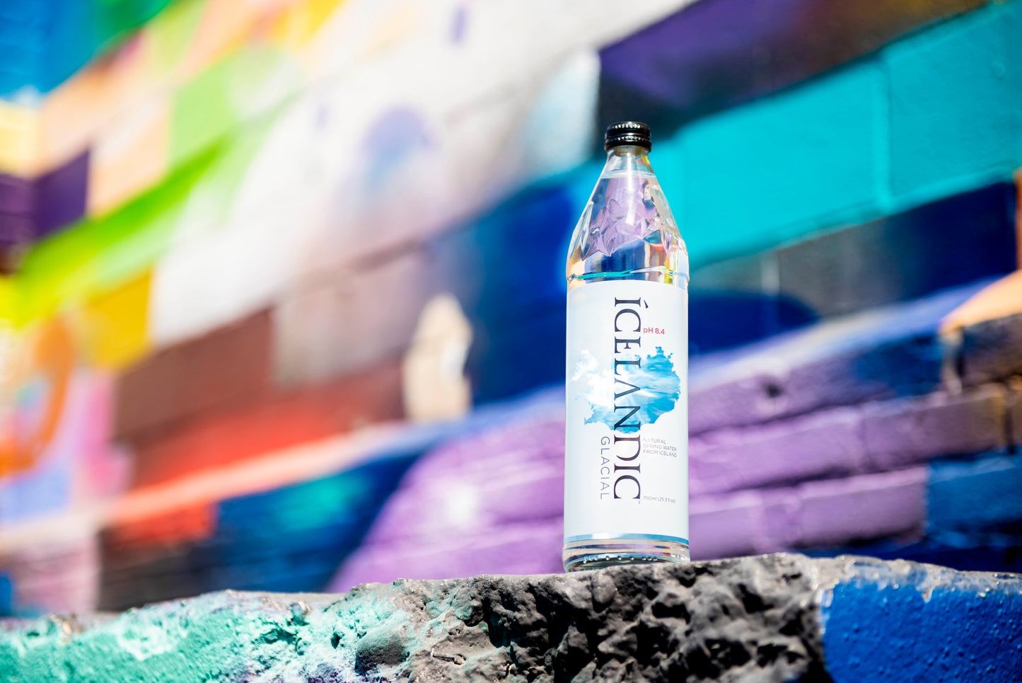 Icelandic Glacial Natural Mineral Water 750 ml Glass