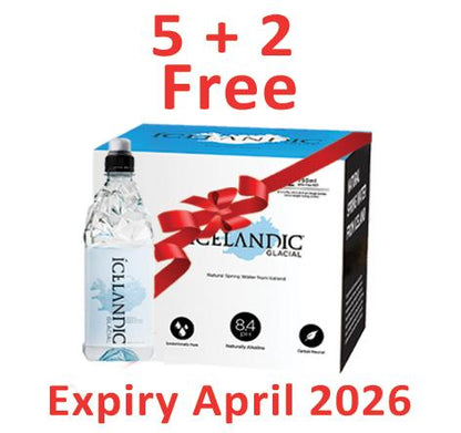 Icelandic Glacial Natural Mineral  Water 84x750 ml plastic