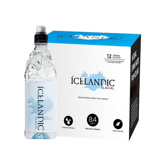 Icelandic Glacial Natural Mineral  Water 750 ml plastic