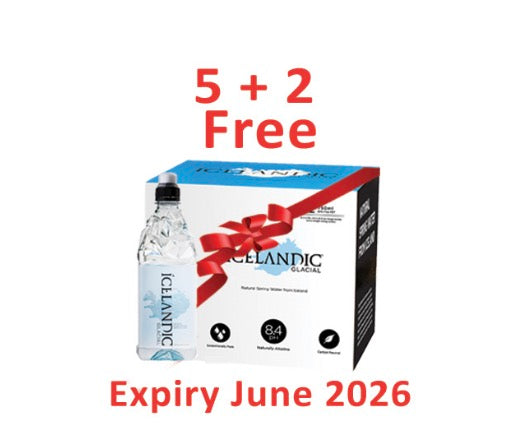 Icelandic Glacial Natural Mineral  Water 84x750 ml plastic