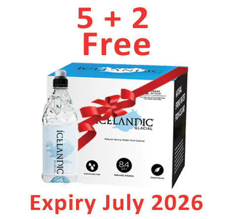 Icelandic Glacial Natural Mineral  Water 84x750 ml plastic