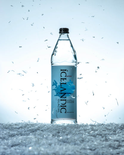 Icelandic Glacial  Natural Mineral  Water 750 ml Glass